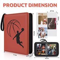 Offre Spéciale : Album de Cartes en Cuir PU Personnalisé ou Classeur de Cartes de Basketball Personnalisé pour Cartes à Collectionner TCG