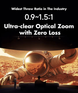Hisense vidda C3 Ultra 4K ba màu laser chiếu 3200civa 3D IMAX DLP Máy chiếu 1.67x Zoom quang học rạp hát tại nhà - Product Image 4