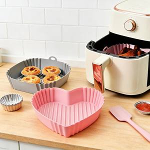 Teglia in Silicone Antiaderente Riutilizzabile per <span class=keywords><strong>Friggitrice</strong></span> <span class=keywords><strong>ad</strong></span> <span class=keywords><strong>Aria</strong></span>, Facile da Pulire, Forme Personalizzate per Cucina - Product Image 5
