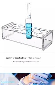 Ampul Kaca Transparan/Coklat Leher Lengkung Mudah Pecah Untuk Obat 1/2/5/10/20ml, Tersedia Faktur Pengiriman Gratis - Product Image 4
