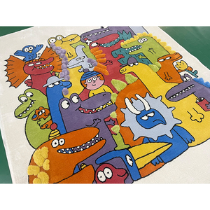 <span class=keywords><strong>Tapis</strong></span> <span class=keywords><strong>de</strong></span> dinosaure <span class=keywords><strong>de</strong></span> dessin animé pour enfants <span class=keywords><strong>tapis</strong></span> <span class=keywords><strong>de</strong></span> jeu doux 3D coloré <span class=keywords><strong>tapis</strong></span> <span class=keywords><strong>de</strong></span> sol en acrylique pour chambre d'enfants - Product Image 2