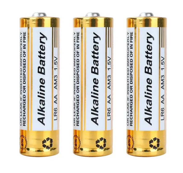 アルカリ電池のAA/AAA 1.5電圧、1個の収縮フィルム価格1.5 v aa lr6 am3アルカリ電池卸売業者