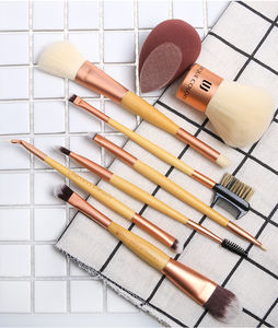 Pinceaux de maquillage de haute qualité 10 pièces <span class=keywords><strong>poudre</strong></span> sans cruauté Vegan cheveux visage ensemble de pinceaux de maquillage professionnel - Product Image 4