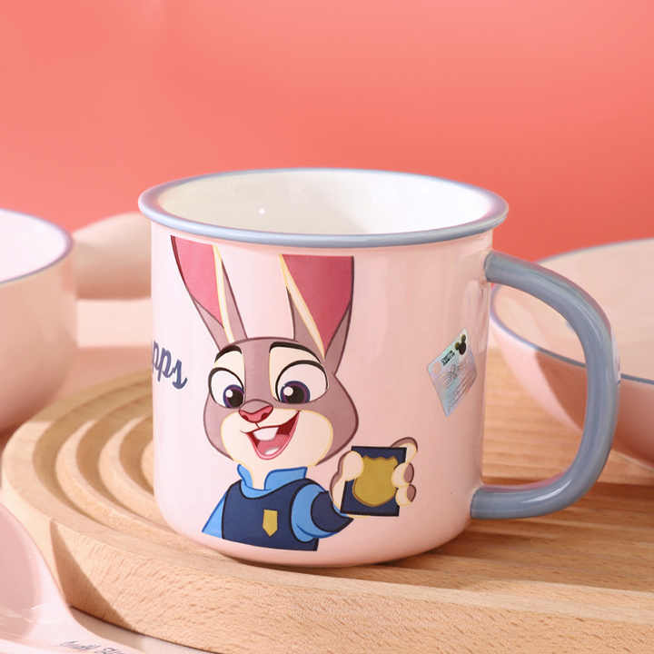 迪士尼Zootopia杯兔子官朱迪陶瓷杯狐狸尼克夫妇对杯| Alibaba.com