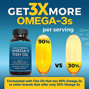 Oem/ODM nhãn hiệu riêng dầu cá biển sâu 2200mg Viên nang mềm Omega3 bổ sung dầu cá tăng cường khả năng miễn dịch của người lớn - Product Image 4