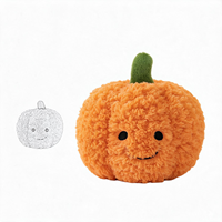Peluche Citrouille Personnalisée Douce et Rembourrée, Design Légume, Coussin, Porte-clés, Poupée avec Logo pour la Saison d'Halloween et Cadeau de Fêtes