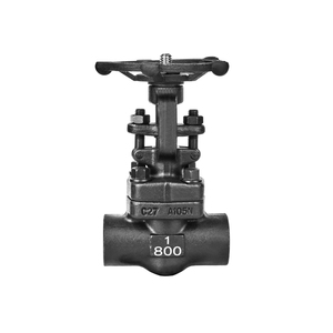 C28 Dn100 Pn25 valvola a saracinesca industriale in acciaio al carbonio flangia di un pezzo con tenuta morbida di qualità superiore saldato durevole efficiente - Product Image 3