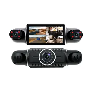 Factory Portable 4 Way 3" Car Radio Stereo Dash Cam DVR CarPlay Android Auto GPS Navigation Dashboard Video Recorder Monitor