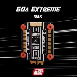 RUSHFPV BLADE 60A Extreme 128K 30.5mm 3-6S BLHeli_32 ESC sin Escobillas 4 en 1 - Product Image 3