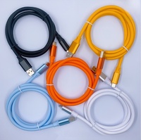Cable de Carga Súper Rápida Togudu IU33 de Silicona de Alta Calidad USB-A y Tipo-C para Computadora