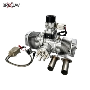 Motor de gasolina refrigerado por aire de 120CC 170CC 500CC para modelos de aviones RC grandes, motor de aviación EFI - Product Image 6
