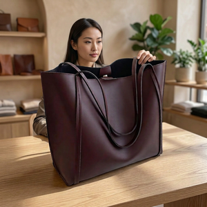 Fabricante y Mayorista de Bolsos de Cuero y Accesorios, Bolso de Mano para Mujer, Día de San Valentín, con Cierre, Impermeable y Antirrobo - Product Image 1