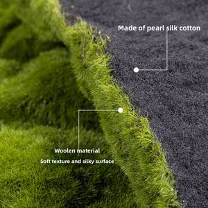 スーパーマーケットの装飾DIYグリーン人工苔芝生フォーム素材、新年、ハロウィン、感謝祭の苔植物用 - Product Image 3