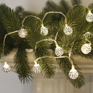 OEM ODM белые светодиодные гирлянда Рождественская елка декоративные украшения в форме звезды олень узор быстрая доставка в наличии