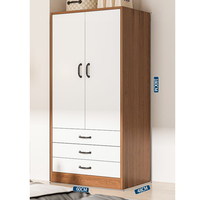 Armoire de chambre moderne autoportante de luxe, écologique et durable, grande capacité de rangement, portes et tiroirs à ouverture facile, pour la maison et l'hôtel