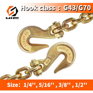 HLS resistente acciaio inossidabile AISI304/316 gancio di sollevamento della catena di sicurezza gru ganci gancio di presa di <span class=keywords><strong>Clevis</strong></span> Mining industria pesante gancio gancio - Product Image 4