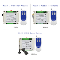 Interrupteur de télécommande sans fil universel, module récepteur de relais 6CH, télécommande RF AC100V-240V, émetteur 433Mhz