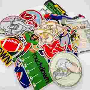 Patchs de football américain brodés thermocollants pour le sport - Product Image 6