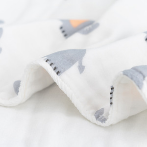 Serviette <span class=keywords><strong>de</strong></span> <span class=keywords><strong>bain</strong></span> et couverture pour bébé, haute densité, en gaze <span class=keywords><strong>de</strong></span> coton pur, super douce et absorbante, motif dessin animé/fleurs, serviette <span class=keywords><strong>de</strong></span> <span class=keywords><strong>bain</strong></span> pour nouveau-né - Product Image 4