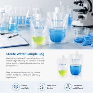 Bolsa de Muestreo de Agua Estéril Desechable Degao con Área de Etiqueta Preimpresa para Uso en Laboratorio y Monitoreo Ambiental - Product Image 2