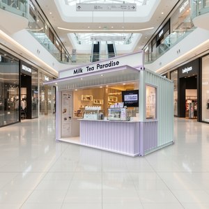 Promo! Kontainer Toko Pop Up 10FT 20FT, Kedai Kopi, Toko Kelontong, Kios, Stan, Rumah Kontainer Baja Modern - Product Image 5