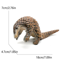 Modelos de Animales Salvajes de Plástico para Simulación Transfronteriza: Koala, Pingüino, Pangolín, León, Zorro Fennec, Oso Polar, Toro. Juguetes y Adornos.