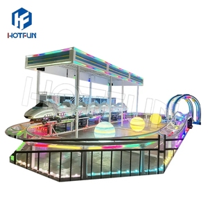 Montagnes russes pour enfants, attraction de parc d'usine délicate, tour de parc d'attractions accrocheur, paradis ferroviaire à grande vitesse à vendre - Product Image 1