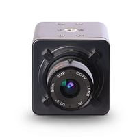 Kamera Industri HD 720P H65 8mm CS Lensa Fokus Manual Sensor 1/3 inci Kamera Mini USB UVC untuk Pengenalan Wajah, Konferensi Video