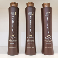 Crème de traitement lissant et réparateur à la kératine brésilienne permanente professionnelle pour salon, 1000 ml