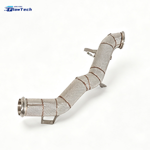 High Quality 304 Stainless Steel Downpipe for Mercedes-Benz C63 W206 C63S M139 2.0T High Flow Direct Fit - Product Image 2