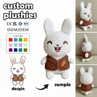 Jouets en peluche personnalisés en tissu de coton, animaux, chat souriant qui cligne des yeux, décoration de café, inspiré de Studio Ghibli, avec estampage doré cousu, peluche pour animaux de compagnie