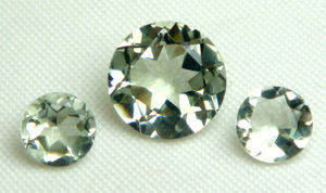 Améthyste verte naturelle taillée à facettes pierres précieuses de naissance de forme ronde à prix d'usine de gros du fabricant OEM - Product Image 2