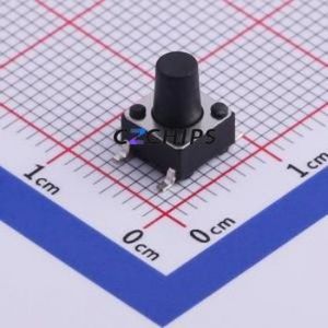 TS-1095S-A9B3-C2D1 Tactile Switch SMD-4P,6x6mm Switch Single Pole Single Throw Round Button 6mm 6mm - Product Image 1