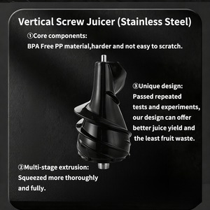Báo Chí lạnh máy ép trái cây máy cho toàn bộ trái cây và rau quả, Masticating juicers, cao năng suất nước trái cây, vắt nước trái cây máy - Product Image 4