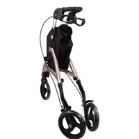 Rollator à trois roues Walker nouveau style Rollator à 3 roues Rollator pliant léger panier d'achat