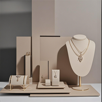 Fadeli Ensemble de présentoirs à bijoux de luxe sur mesure pour boucles d'oreilles, bagues et colliers FDL000625-9