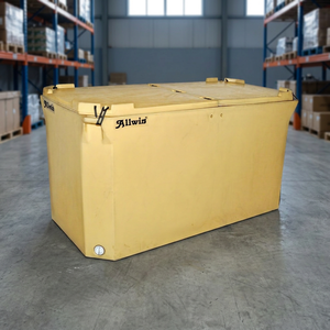 ALLWIN 1250L Conteneur isotherme pour aliments pour le transport en chaîne du froid Conteneur de transport alimentaire en plastique isotherme de 1250 litres - Product Image 2