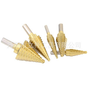 Mr <b>Drill</b> Inch <b>Step</b> <b>Drill</b> Bits 1/4-1-3/8 Hex Shank Bright Finish For Nonferrous Metals - Product Image 2