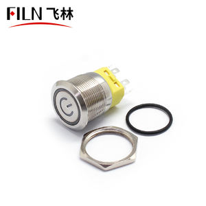 Simboli personalizzabili da 22mm <span class=keywords><strong>interruttore</strong></span> <span class=keywords><strong>a</strong></span> <span class=keywords><strong>pulsante</strong></span> <span class=keywords><strong>a</strong></span> LED sorgente luminosa <span class=keywords><strong>a</strong></span> <span class=keywords><strong>molla</strong></span> <span class=keywords><strong>interruttore</strong></span> <span class=keywords><strong>a</strong></span> <span class=keywords><strong>pulsante</strong></span> di rimbalzo per Box Mod Car Boat Vehicle - Product Image 5