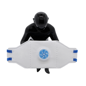 Respirador desechable de media cara FFP1, máscara de seguridad plegable plana a prueba de polvo, equipo de protección - Product Image 3