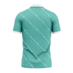 T-shirts polo ajustés pour hommes en polyester à impression numérique de marque personnalisée et originale avec logo Logo personnalisé imprimé - Product Image 2