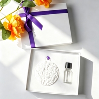 Diffuseur suspendu personnalisé en céramique parfumé à la lavande, pierre parfumée aux huiles essentielles, assainisseur d'air pour la maison