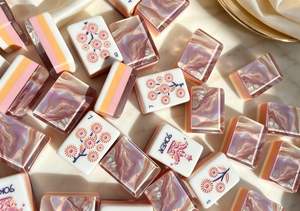 Fichas de Mahjong Americanas de Acrílico Iridiscente, Ecológicas y de Lujo, Regalo Premium para Fiestas y Reuniones, Disponibles en Stock - Product Image 2