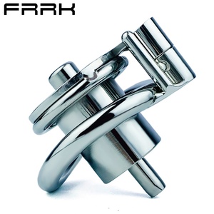 FRRK - Jaula para Pene de Acero Inoxidable 304, Juguete Sexual Erótico, Productos Sexuales BDSM, Control Corporal, Bondage para Hombres - Product Image 4