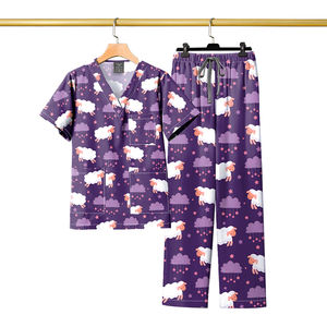 2025 OEM imprimé personnalisé animal dentaire/floral/fruit 100% pur coton confortable tissu doux ensembles de gommages avec votre motif de conception - Product Image 6