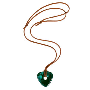 Nuevo Diseño, Collar Hecho a Mano con Cadena de Cuerda, Collar de <span class=keywords><strong>la</strong></span> Madre Caroline, Joyería de Anime, Colgante de Esmeralda, Halloween - Product Image 1
