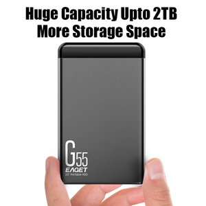 ฮาร์ดดิสก์ EAGET G55-<span class=keywords><strong>4</strong></span> ความจุ 500GB/1TB/2TB  แบบโลหะ สำหรับแล็ปท็อปและเดสก์ท็อป ฮาร์ดดิสก์ภายนอกแบบพกพา - Product Image 6