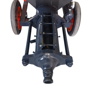 Équipement de pulvérisation de mortier portable 511, corps orange avec roulettes, haute efficacité - Product Image 5