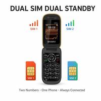Teléfono Móvil para Personas Mayores en Oferta, Teléfono con Función de Doble SIM 2G GSM, Plegable, con Cámara