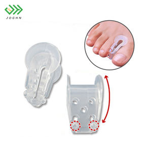 JOGHN Correcteur d'oignon Diviseur d'orteils Correcteur de <span class=keywords><strong>valgus</strong></span> pour le pouce Orthèse osseuse Bigfoot Clamp Toe Pad Overlap Separator Toe Separator - Product Image 3